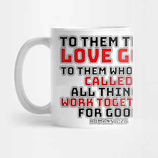 Romans 8:28 Bible Verse Mug